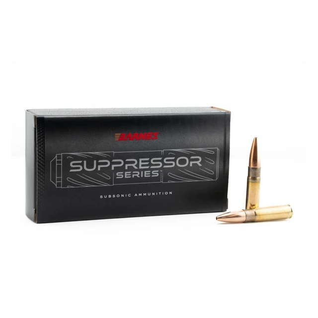 Barnes Suppressor Series 300 AAC Blackout 220 Grain Sierra Match Ammunition, 20 Rounds