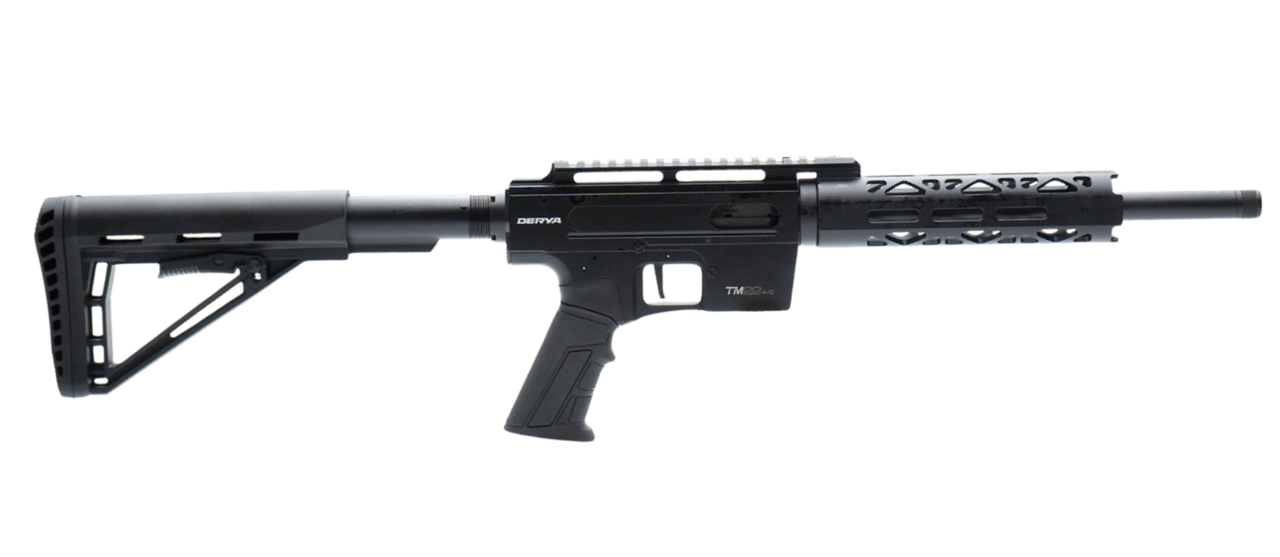 Derya TM22 PRO 22 LR, 12" Barrel, Black