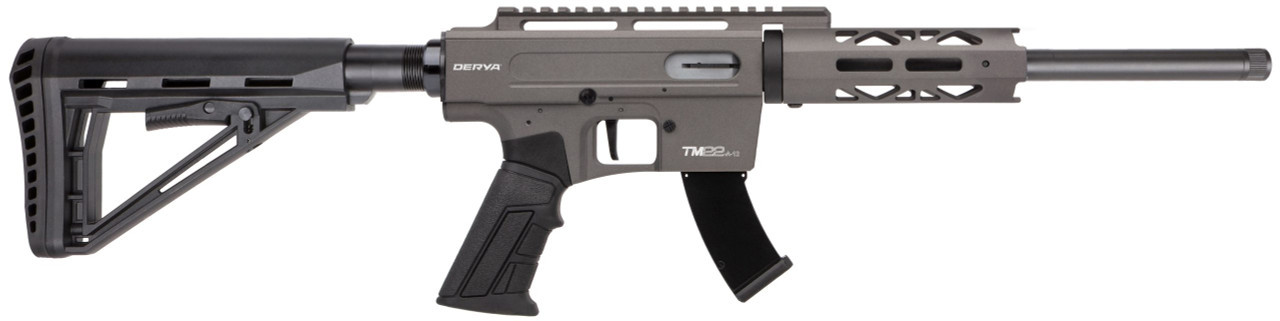 Derya TM22 PRO 22 LR, 12" Barrel, Sniper Grey