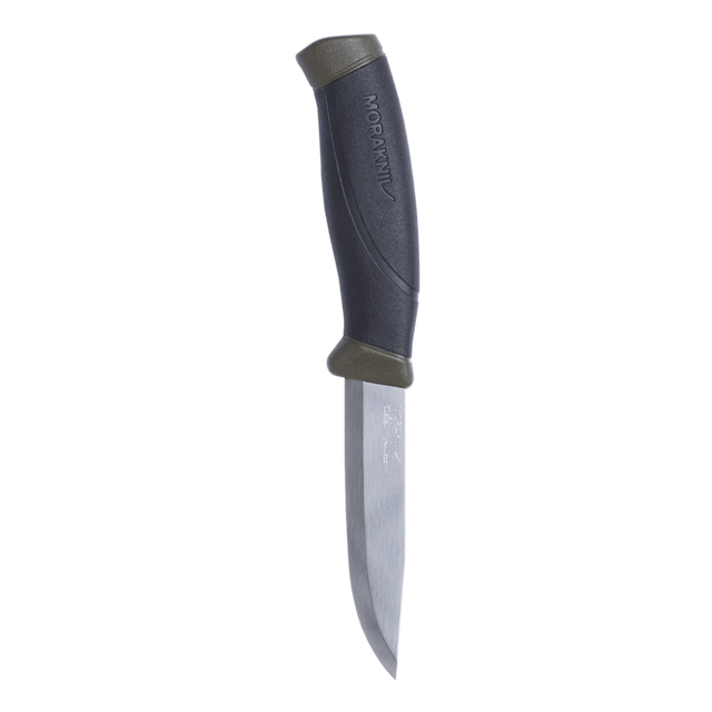 Morakniv Companion Knife, 4.09" Fixed Blade, Military Green