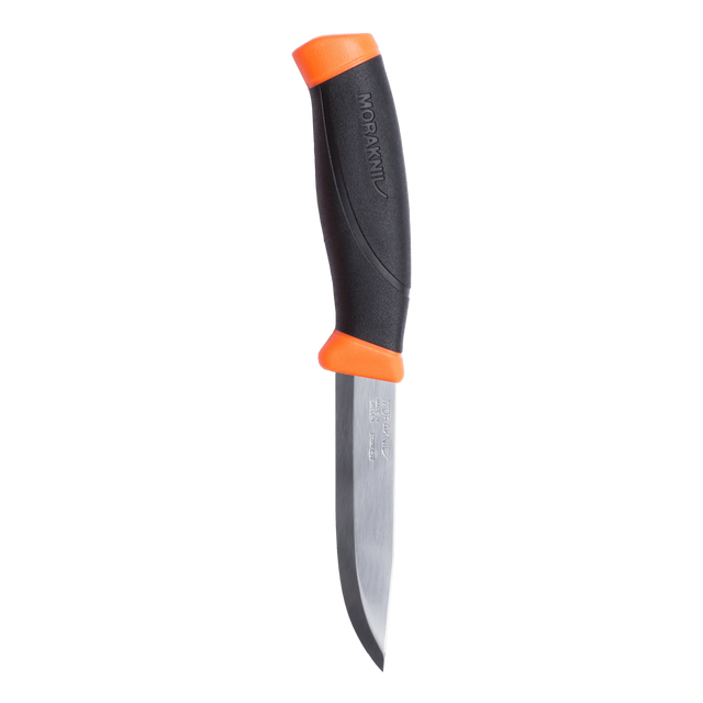 Morakniv Companion Knife, 4.09" Fixed Blade, Hi-Vis Orange