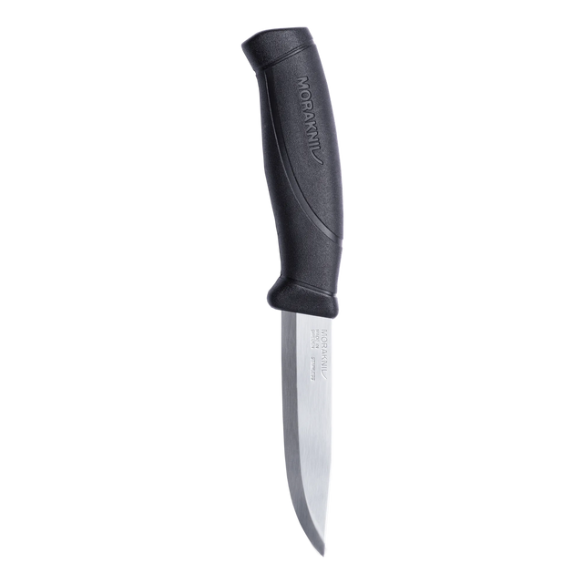 Morakniv Companion Knife, 4.09" Fixed Blade, Black