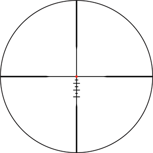 Bushnell R7 4-20x50 Riflescope with MOA Holdover Illuminated Reticle