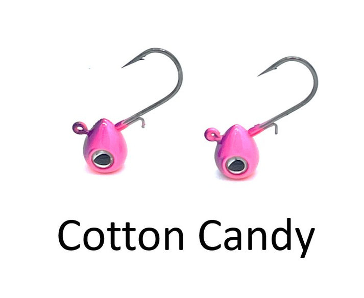 WNC TearJerker Tungsten Jig, 1/8oz, Cotton Candy, 2pk