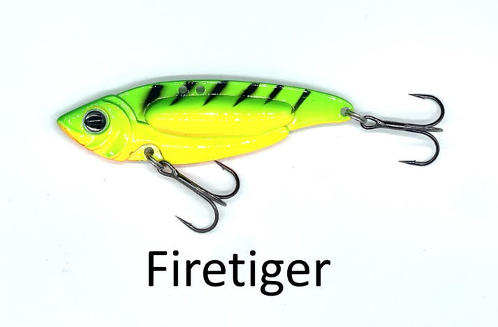 WNC Rip~N~Rattle Blade Bait, 1/2oz, Firetiger