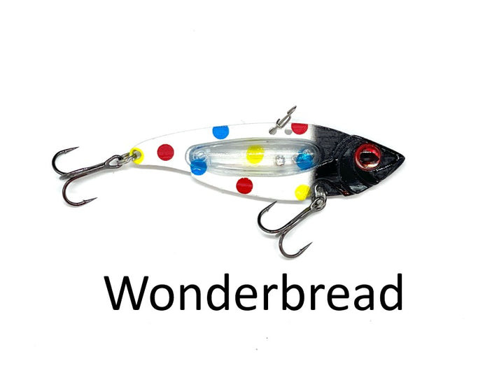 WNC Rip~N~Rattle Blade Bait, 1/2oz, Wonderbread