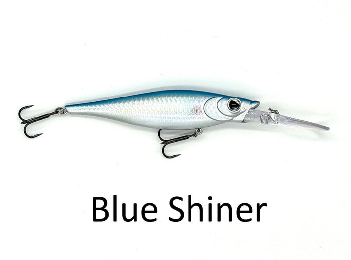 WNC Reaper Crankbait, 4.5", 20'+ Depth, Blue Shiner