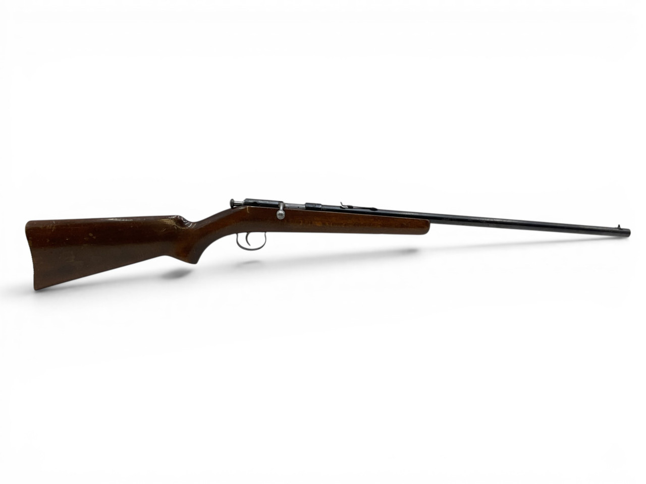 Anschutz Single Shot Bolt Action Rifle. .22 S/L/LR 21" Barrel Wood Stock