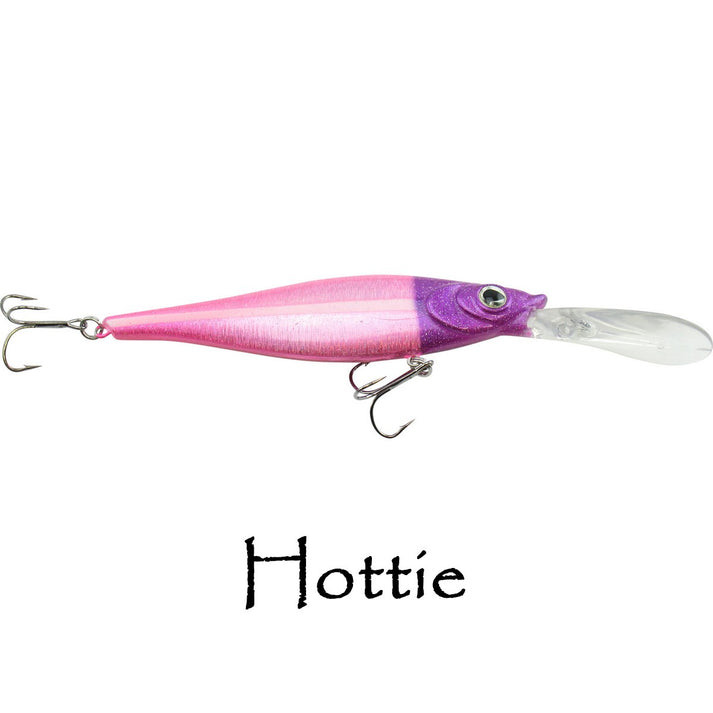 WNC Reaper Crankbait, 4.5", 20'+ Depth, Hottie