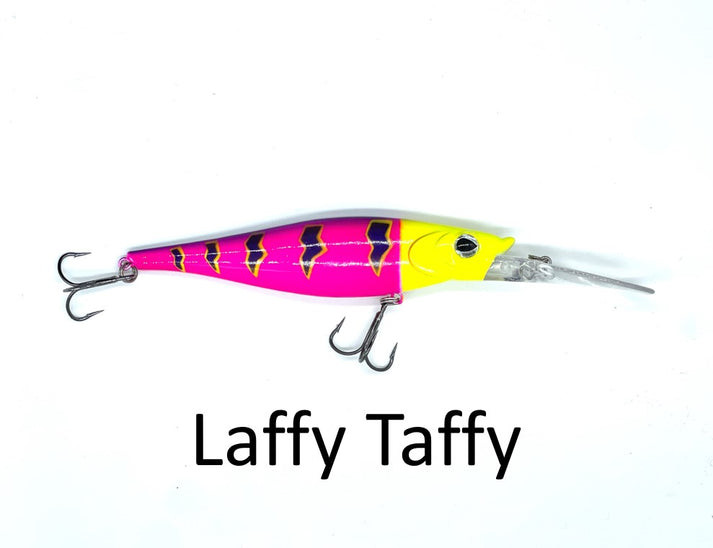 WNC Reaper Crankbait, 4.5", 20'+ Depth, Laffy Taffy
