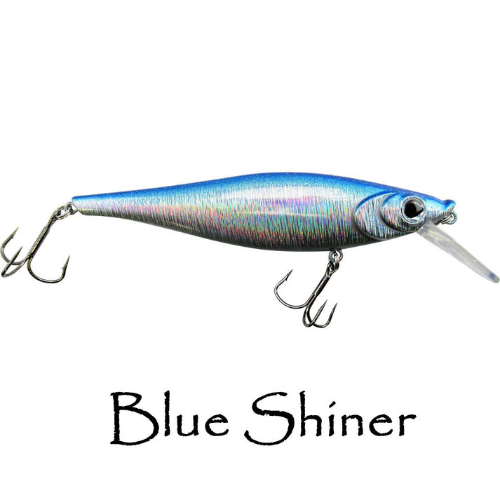WNC Square-Bill Reaper Crankbait, 4.5", 14'+ Depth, Blue Shiner
