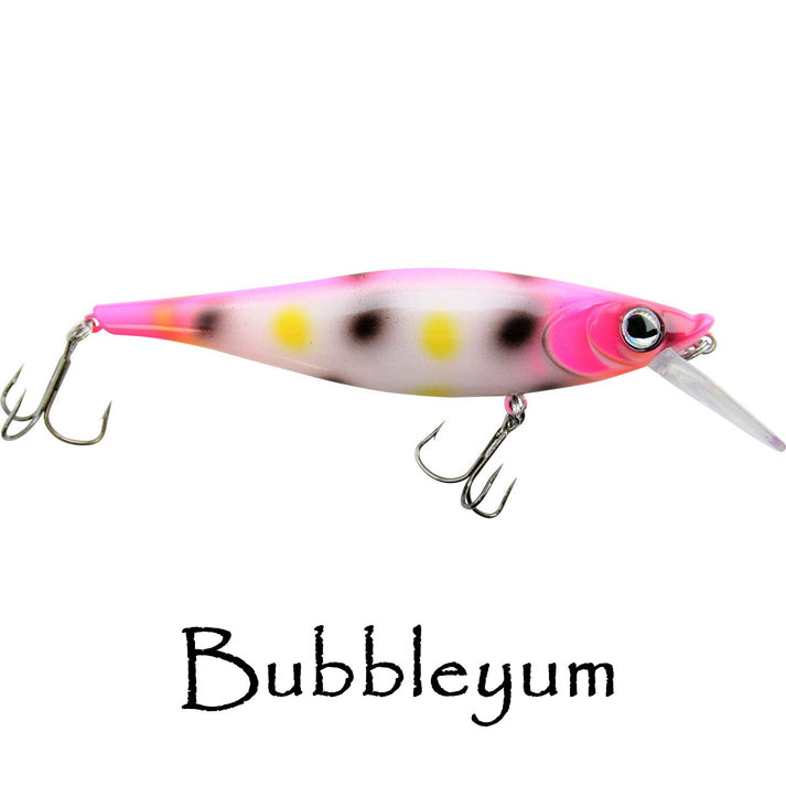 WNC Square-Bill Reaper Crankbait, 4.5", 14'+ Depth, Bubbleyum