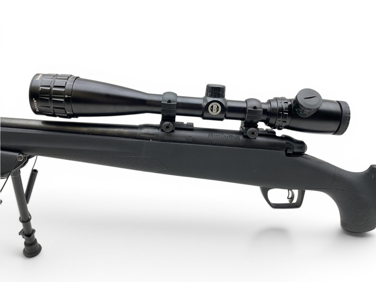 Remington 783 Bolt Action Rifle .22-250 22" Barrel Black Synthetic With Bushnell 4-16X40 Scope And Bipod