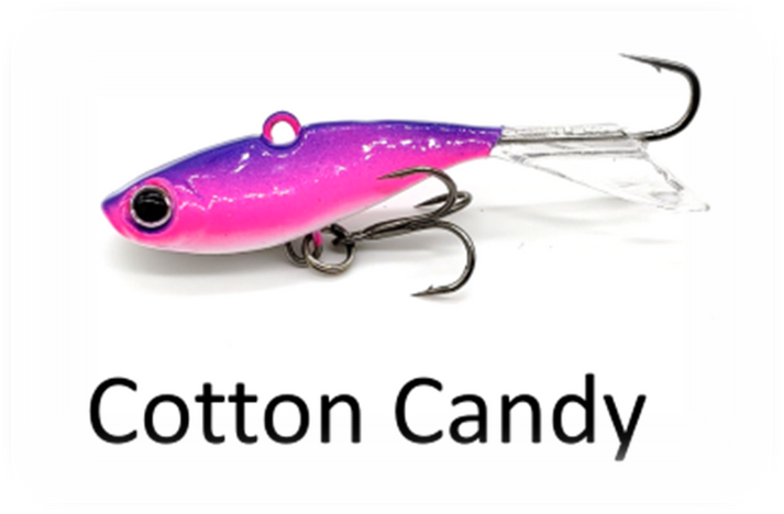 WNC Rip-N-Glide, Darting Jig, 3.5", 7/8 oz, Cotton Candy