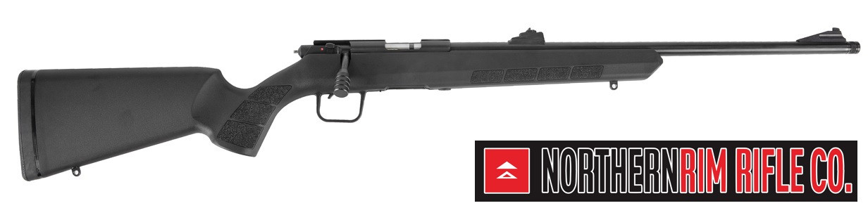 NorthernRim Rifle Co .22lr Bolt Acrtion, 20" Brl, Black Synthetic Stock