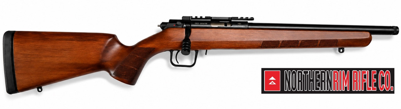 NorthernRim Rifle Co .22lr Bolt Acrtion, 13" Brl, Wood Stock