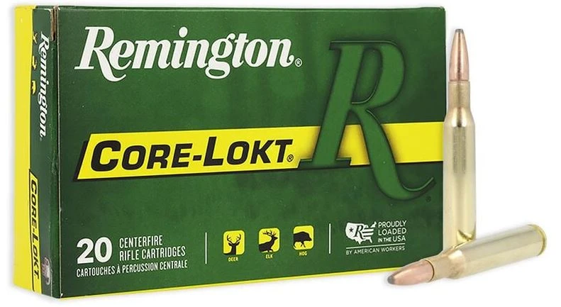 Remington Core-Lokt 270 Win 100 Gr PSP Ammunition, 20 Rounds