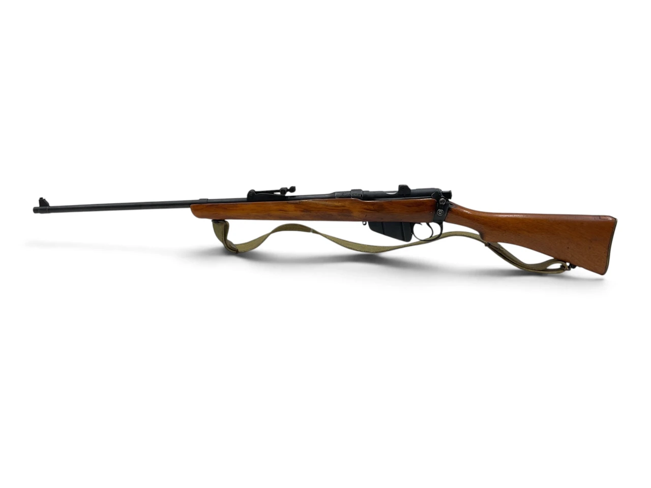Sporterized Lee Enfield No 1 MK III* Bolt Action Rifle .303 British 25" Barrel Wood Stock