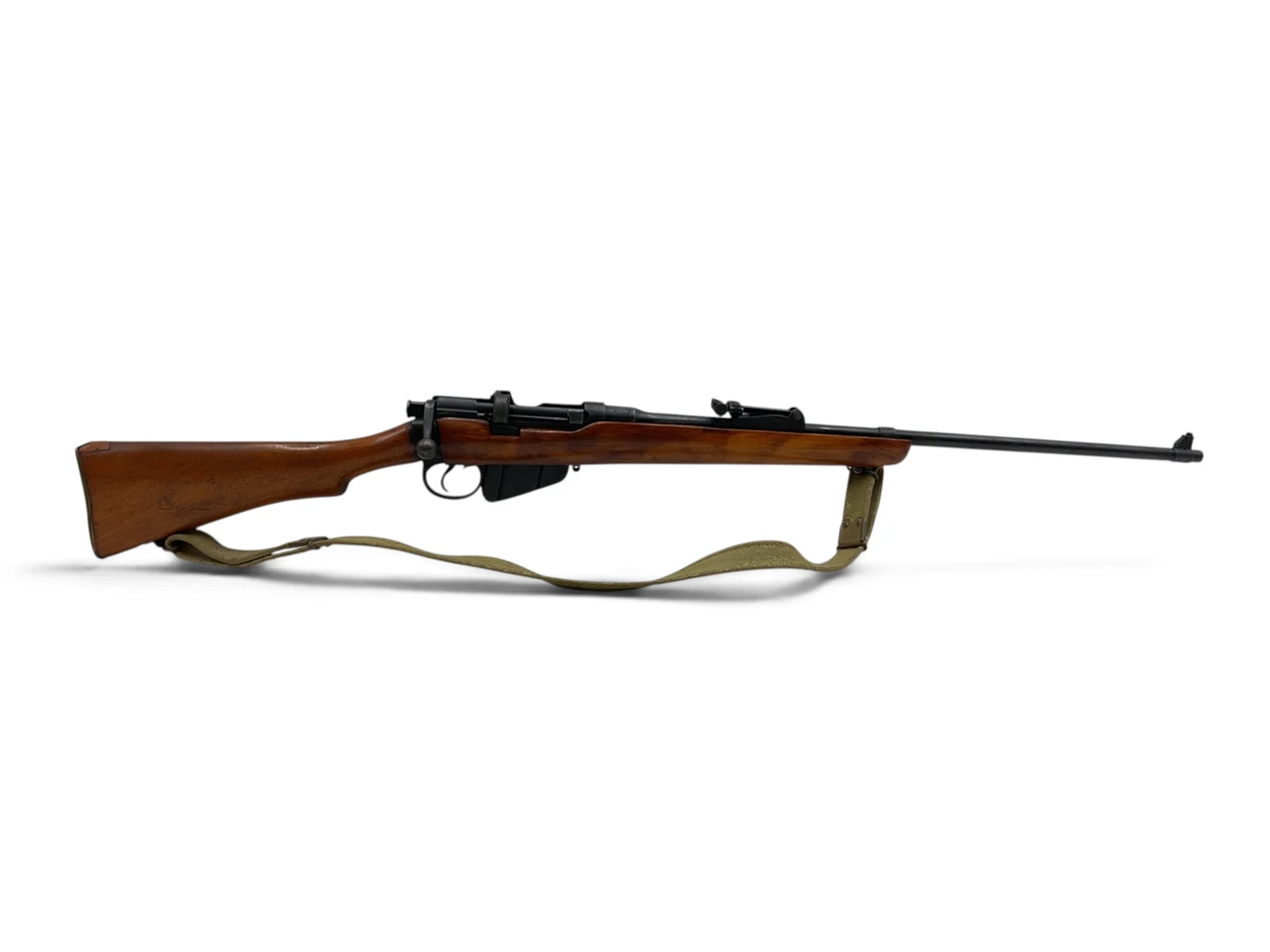 Sporterized Lee Enfield No 1 MK III* Bolt Action Rifle .303 British 25" Barrel Wood Stock