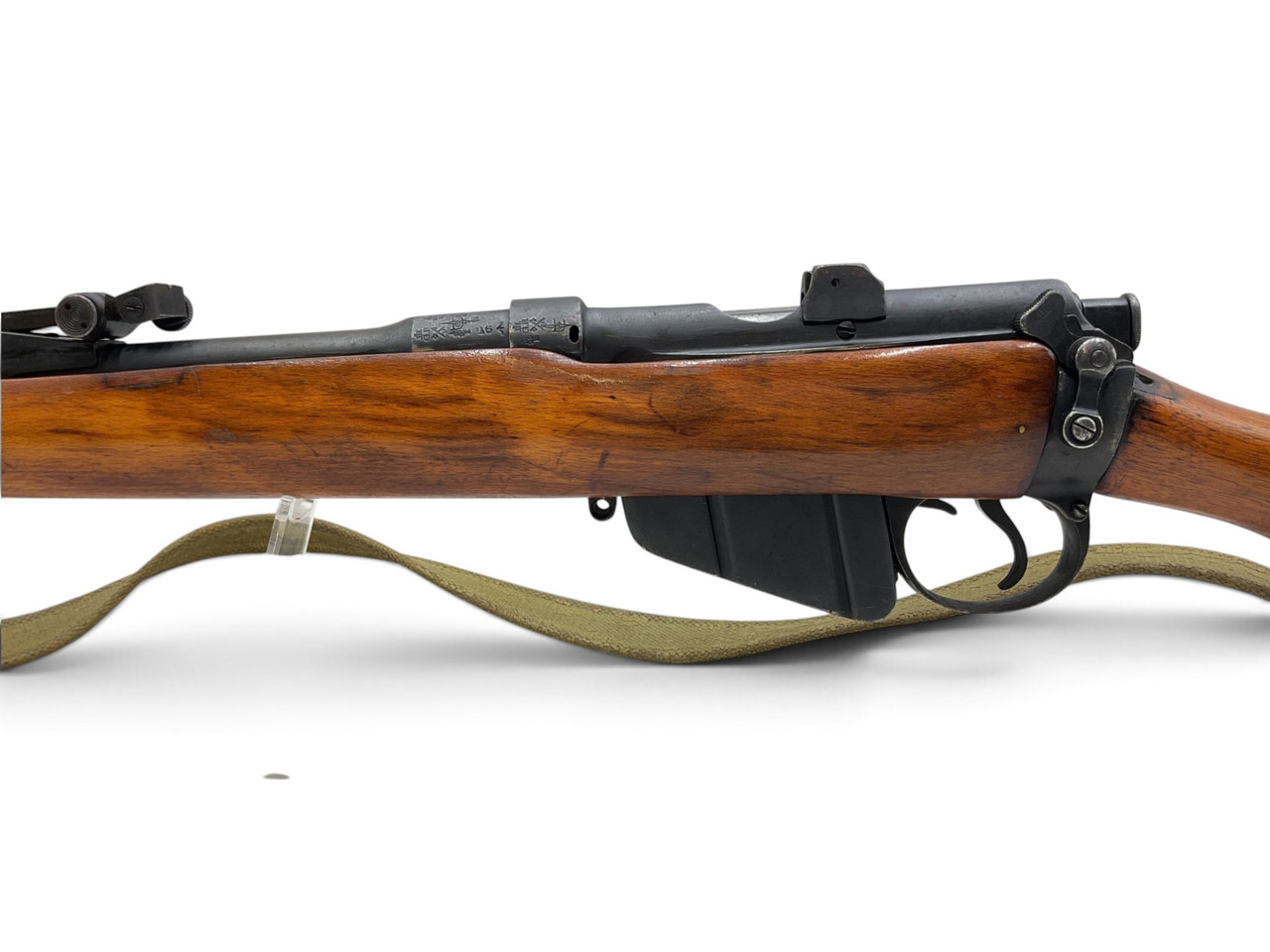 Sporterized Lee Enfield No 1 MK III* Bolt Action Rifle .303 British 25" Barrel Wood Stock