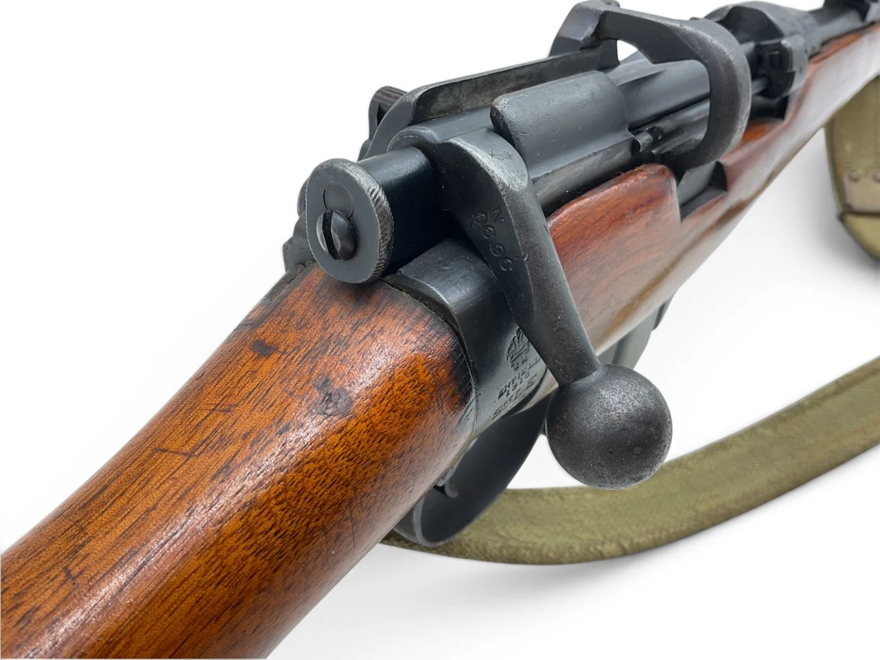 Sporterized Lee Enfield No 1 MK III* Bolt Action Rifle .303 British 25" Barrel Wood Stock