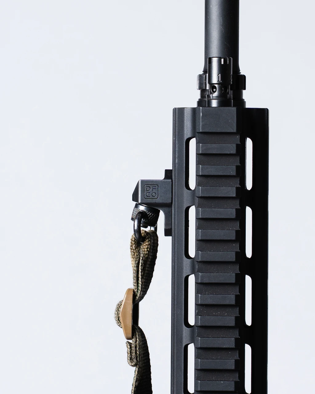 Die Free Co. Quick Stop, Mini Barricade / Finger Stop w/ QD Cup, M-LOK
