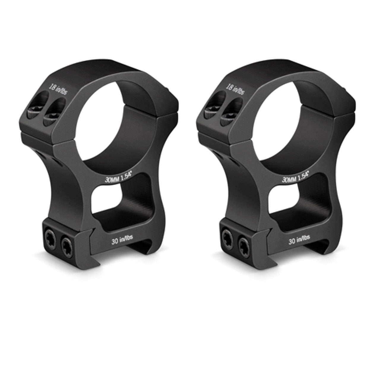 Vortex 30mm Pro Rings Extra-High, Set of 2