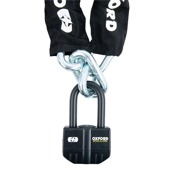 Oxford Products Boss Alarm 16 mm Lock and Chain - 470906