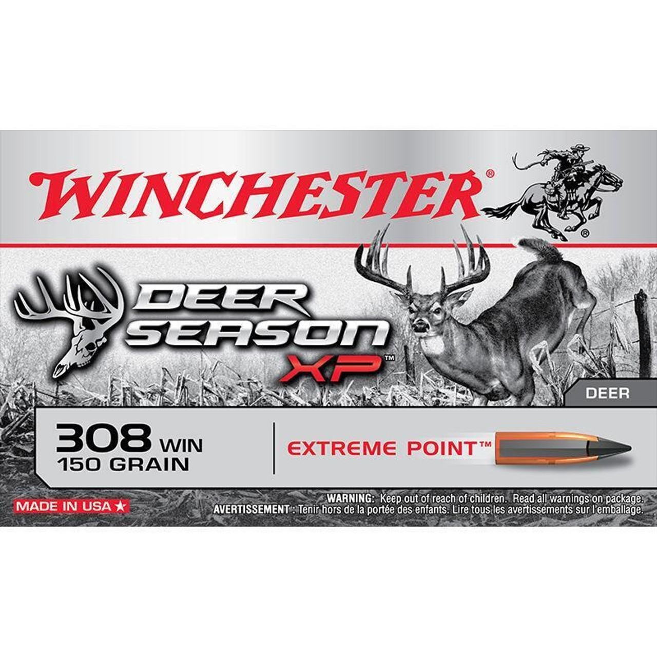 Winchester Deer Season XP 308 Win, 150 Gr, 20 Rds