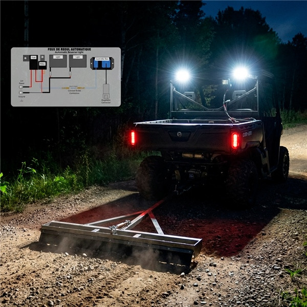 Straightline Premium SmartWire Backup/Reverse Light Kit - With Light - 384533
