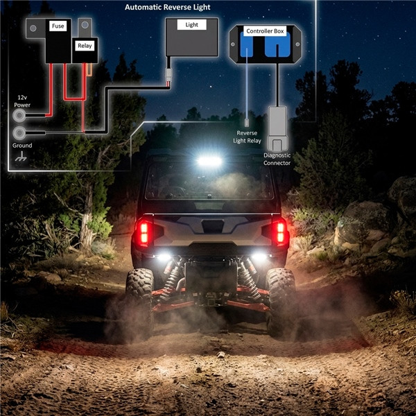Straightline SmartWire Reverse Light Kit - Single Light - 384522