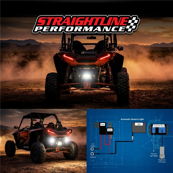 Straightline SmartWire Backup/Reverse Light Kit - Without Light - 384523