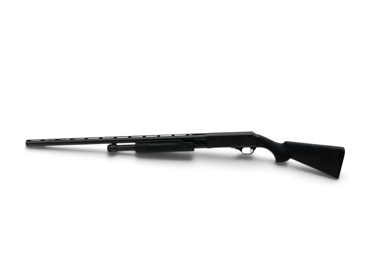 NEF H&R Pardner Pump Action Shotgun 12Ga 3" Chamber 28" Vent Rib Barrel Black Synthetic Stock