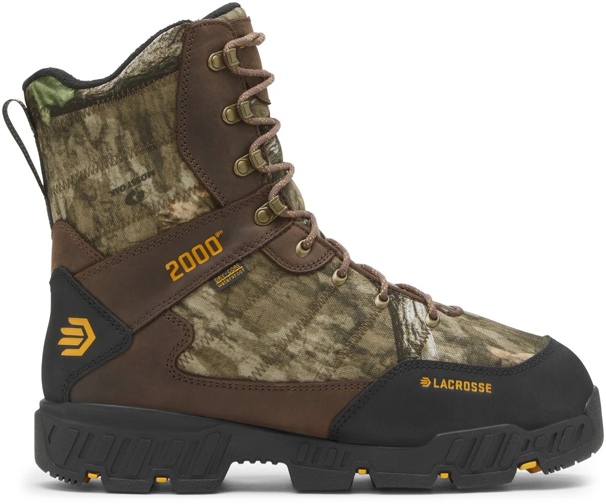 Lacrosse Cold Snap II, Size 12 Wide, 9", Mossy Oak Country Roots, 2000g