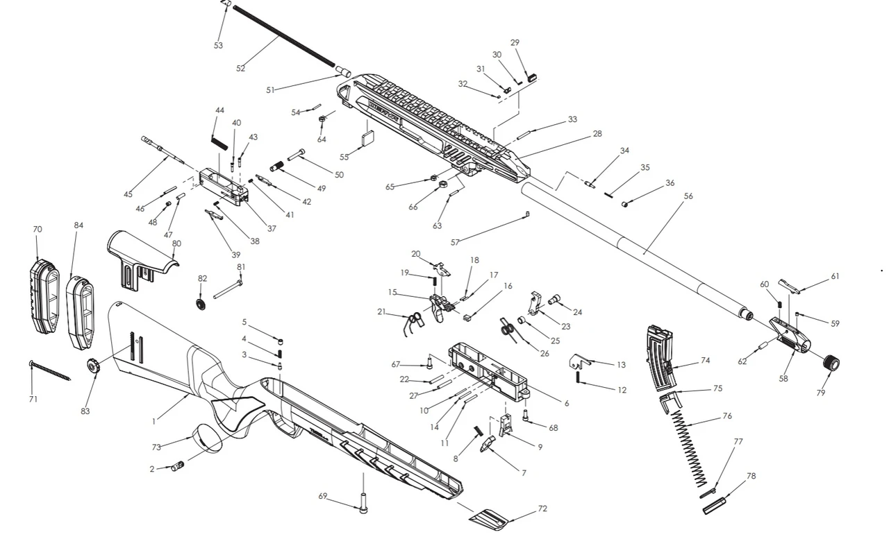 TM-22 Cadet Trigger Spring Part #21