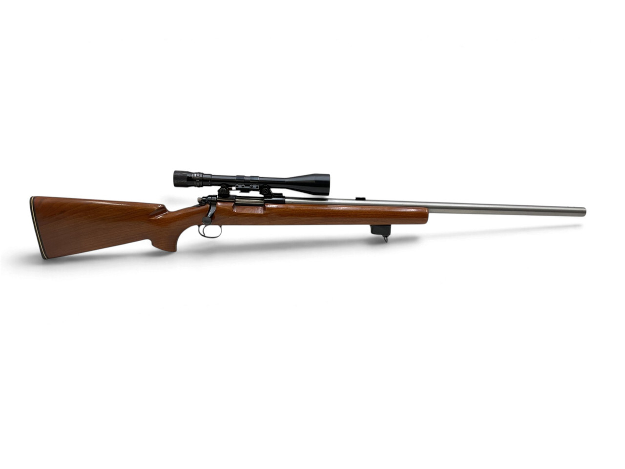 Remington 40-X Rifle .22-250 27" Heavy Stainless Barrel Wood Stock With Bausch & Lomb 2.5-8 Scope
