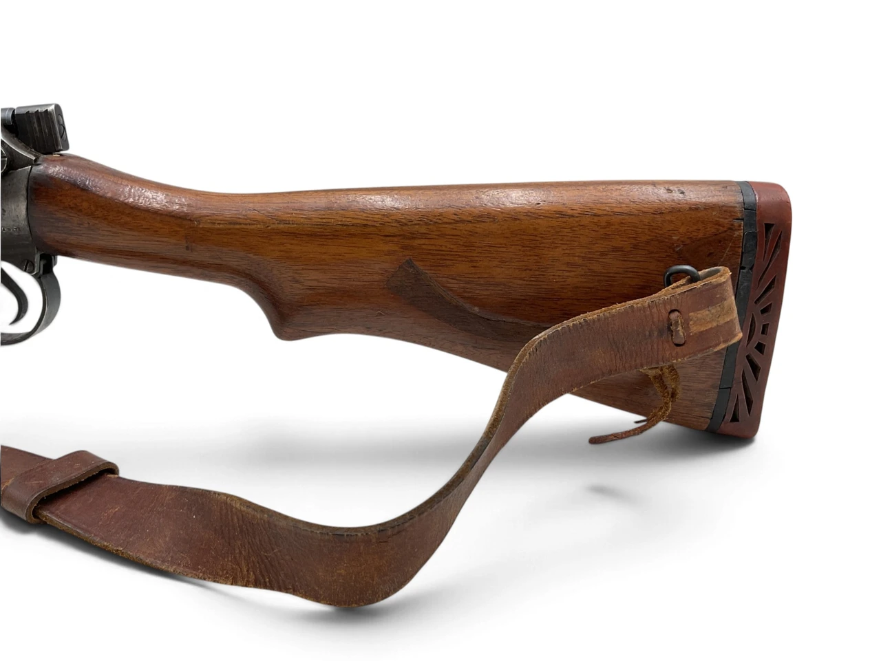 Sporterized Lee Enfield Long Branch No4 MK1 Bolt Action Rifle .303 British 25.2" Barrel Wood Stock