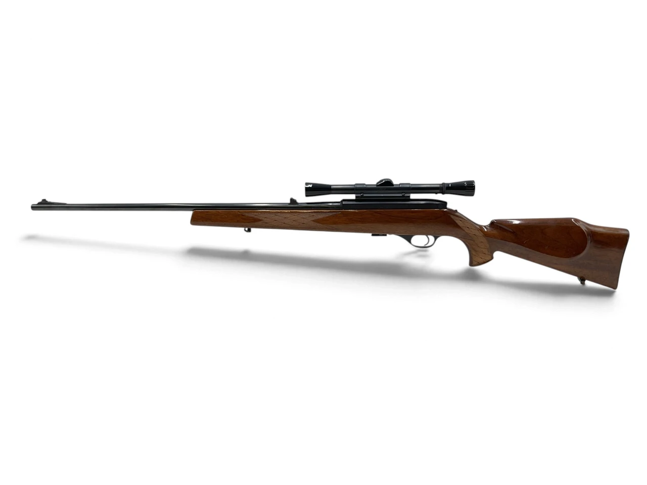 Weatherby Mark XXII Semi Auto Rifle .22LR 24" Barrel Wood Stock With Weaver C4 Scope