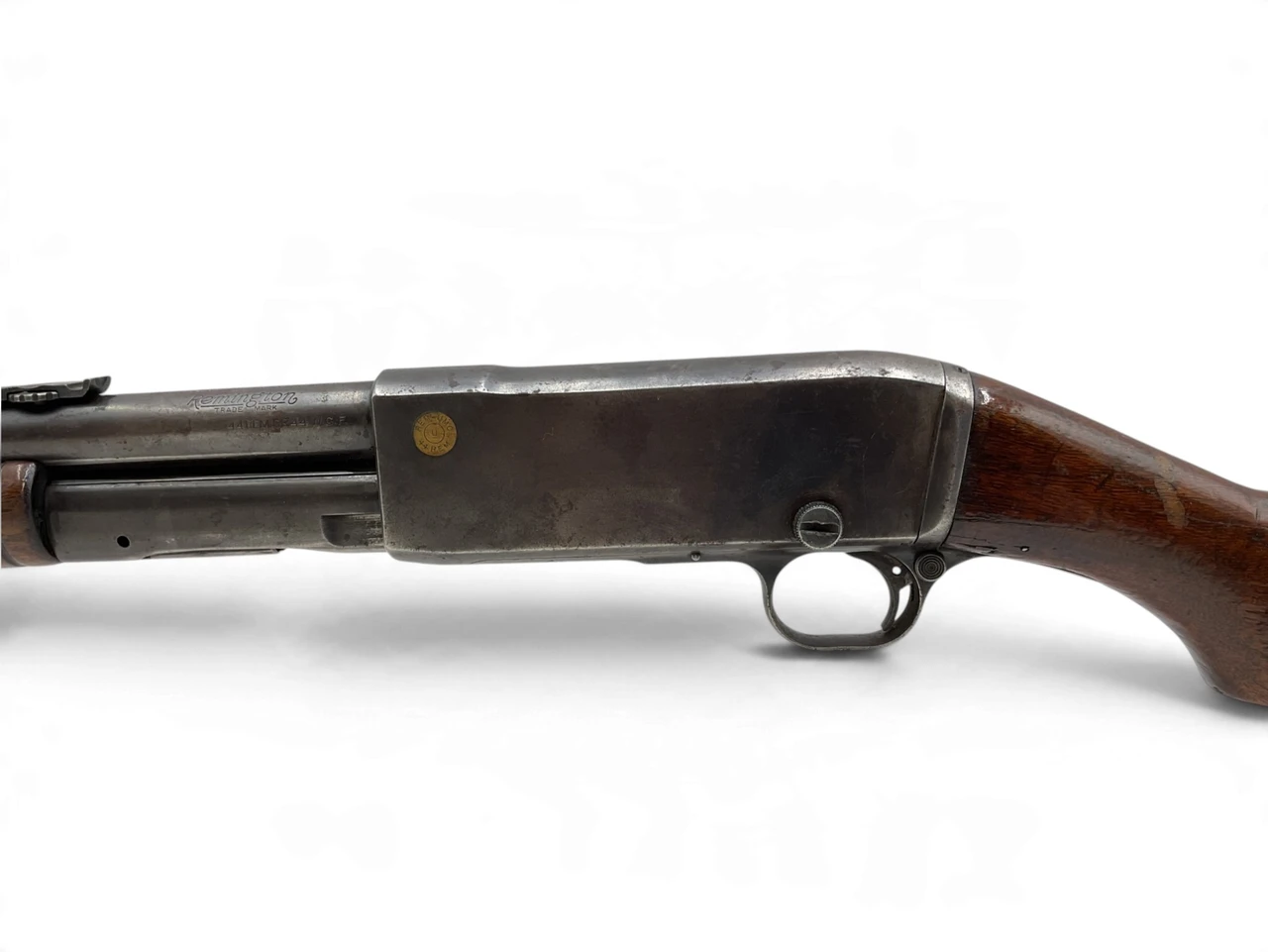 British Admiralty Contract Remington Model 14 1/2 Pump Action Rifle .44 WCF 22" Barrel Wood Stock