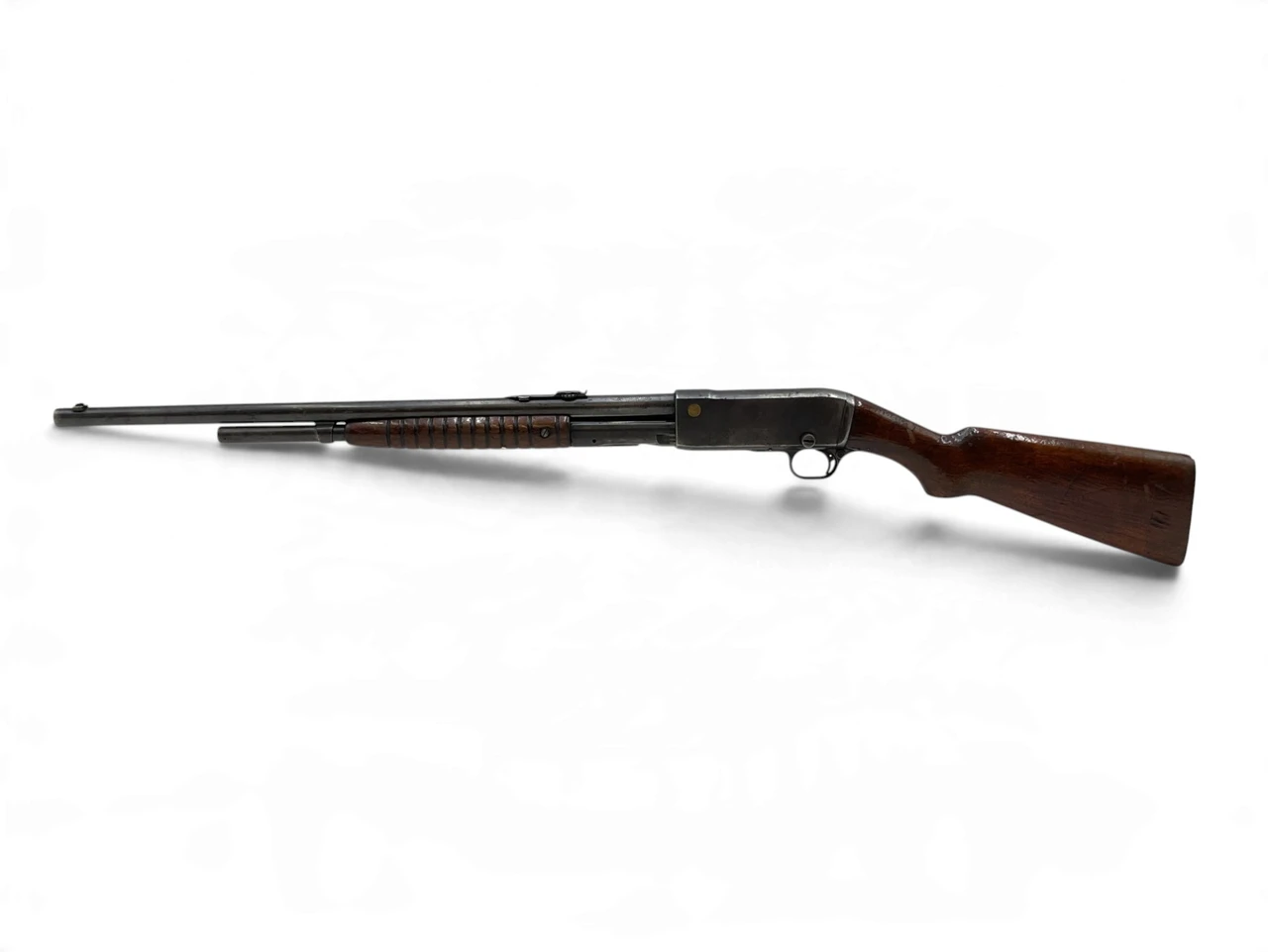 British Admiralty Contract Remington Model 14 1/2 Pump Action Rifle .44 WCF 22" Barrel Wood Stock
