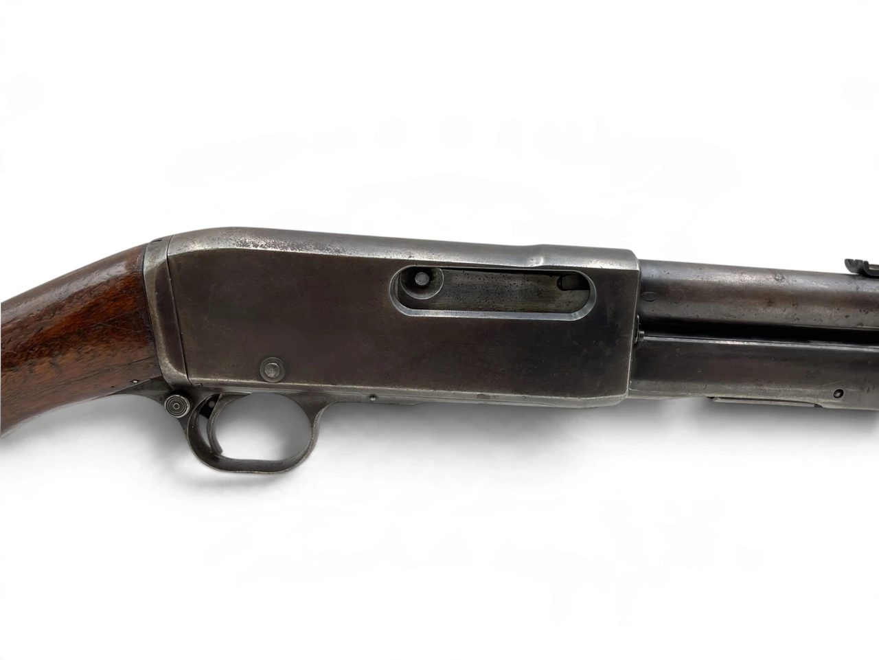 British Admiralty Contract Remington Model 14 1/2 Pump Action Rifle .44 WCF 22" Barrel Wood Stock