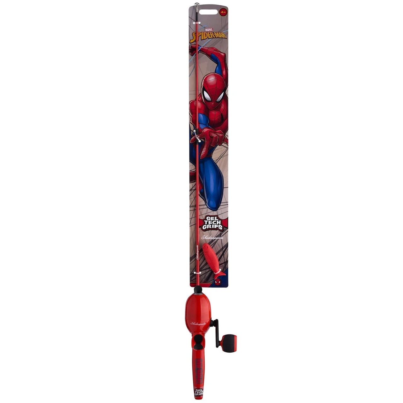 Shakespeare Marvel Spider-Man Advanced Kit Spincast Combo, 2'6"