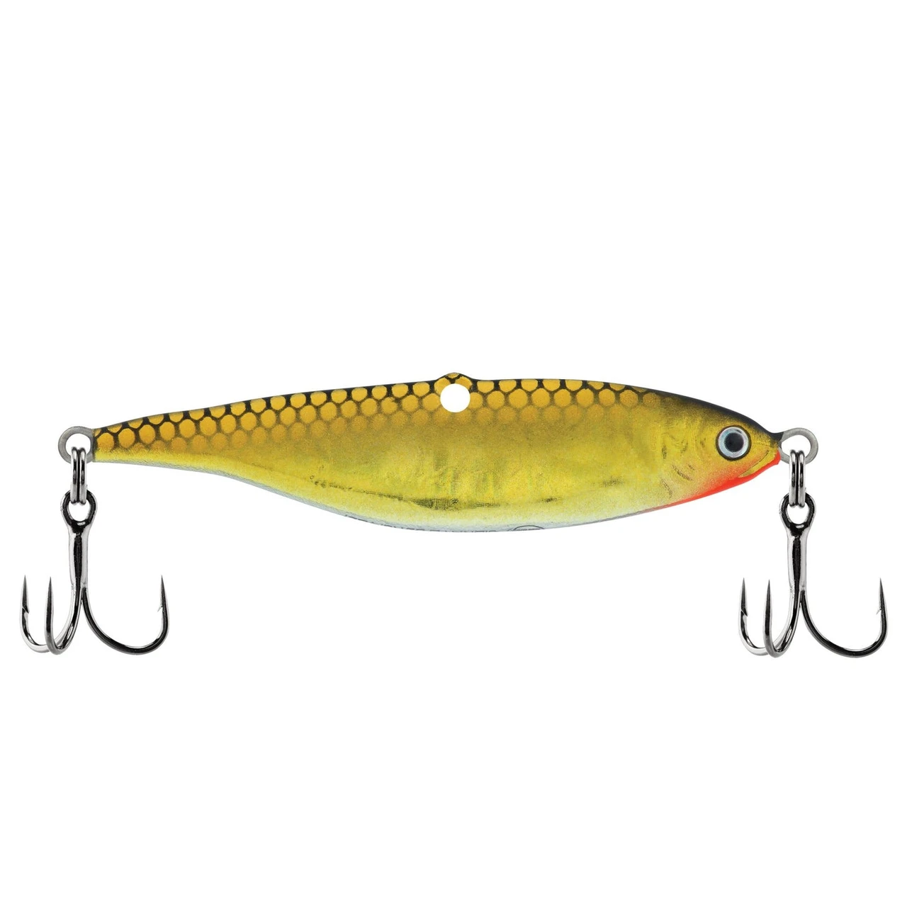 Berkley Vibrato Jigging Bait, 2-1/2", 3/4oz, Nat Gold Shiner