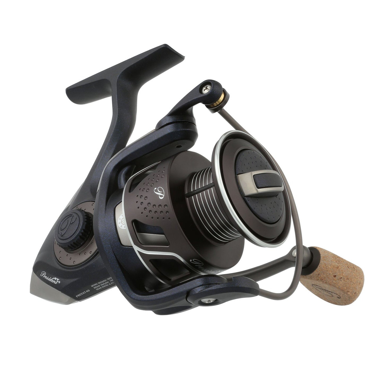 Pflueger President XT Spinning Reel, 10 Bearing, 6.2:1 Gear Ratio, Size 40