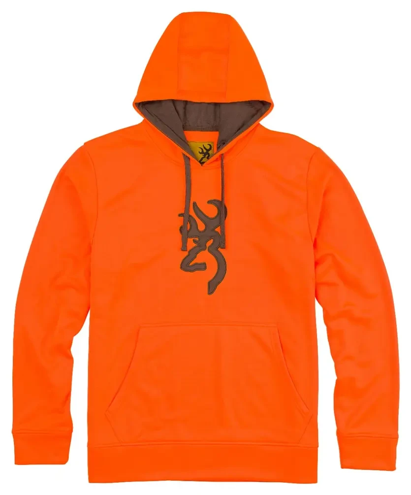 Browning Tech Hoodie, Blaze Orange, Small