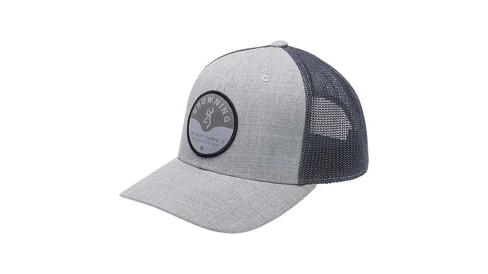 Browning Cooley Meshback Cap, Heather Grey