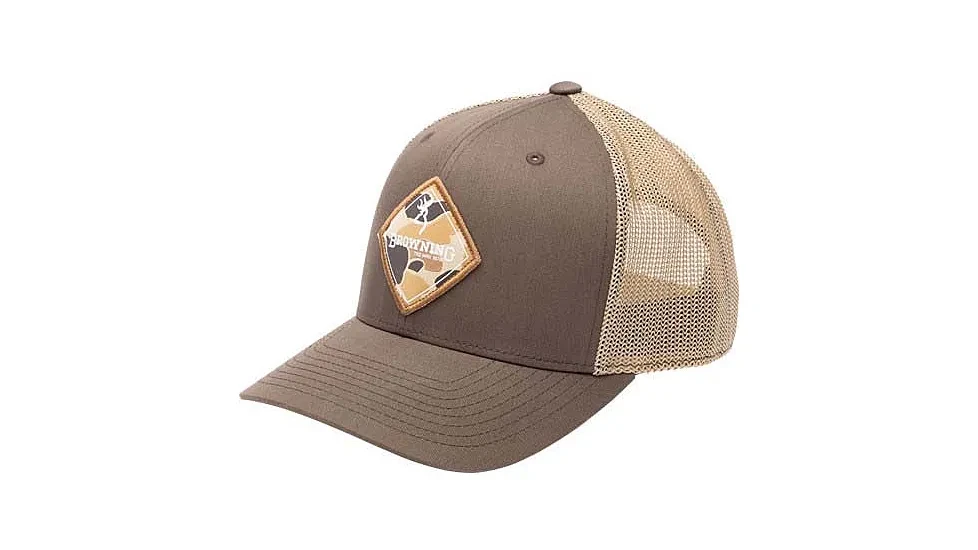 Browning Lure Meshback Cap, Brown / Vintage Tan