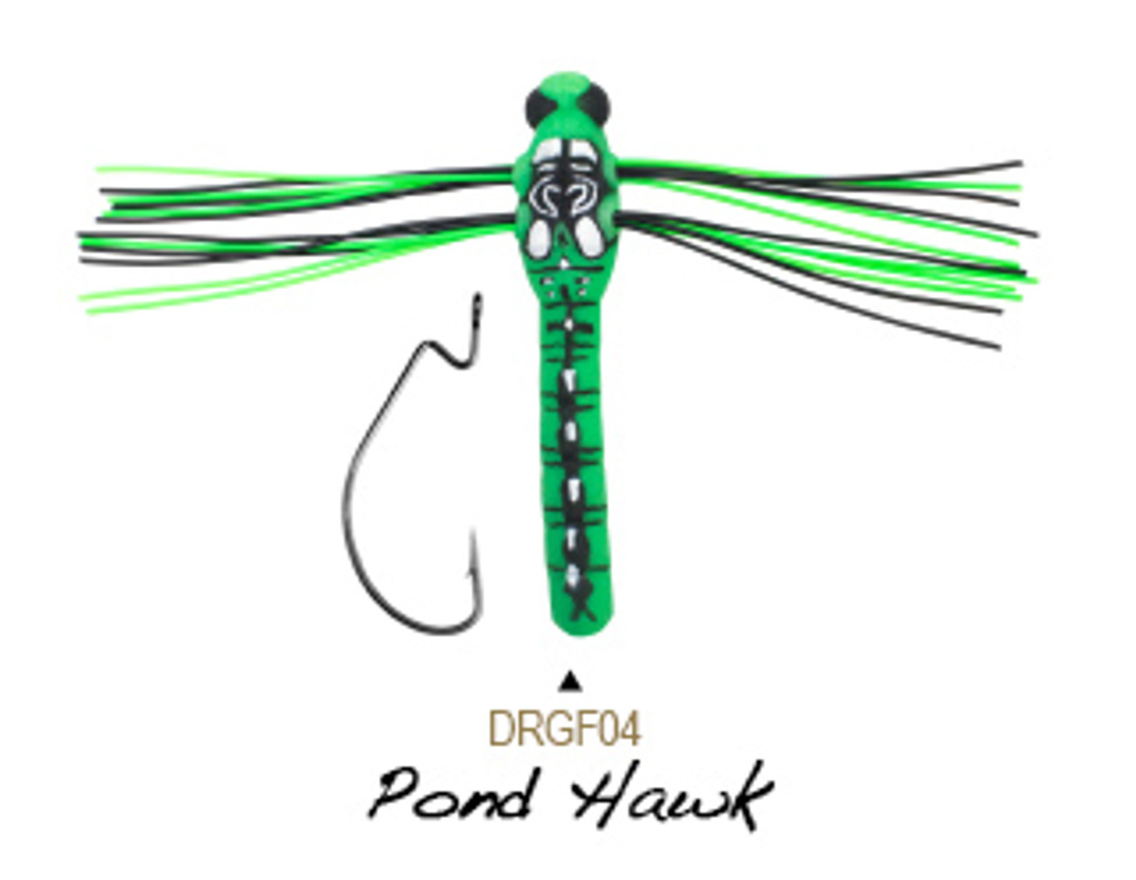 Lunkerhunt Dragonfly Finesse. 3", 1/4 oz, Pond Hawk