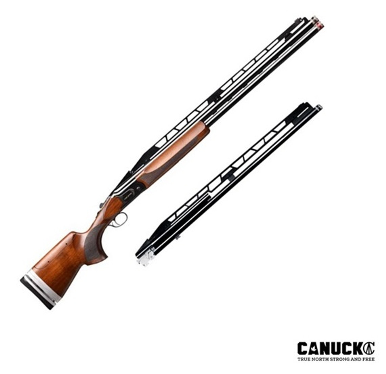 Canuck Over/Under Trap Combo, 12 ga, 32" Dbl Barrel, 2 3/4", Wood