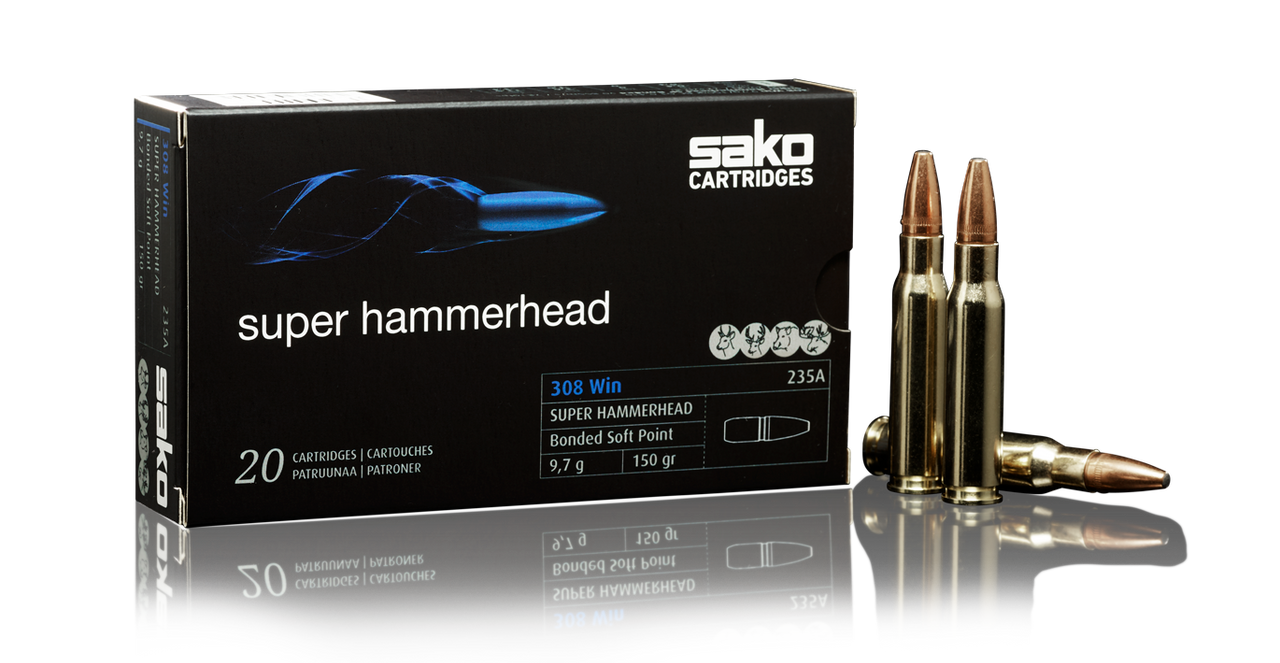 Sako Super Hammerhead .308 Win (235A) 150 Gr, SP, 20 Rds